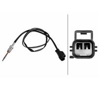HELLA 6PT 010 376-581 Sensore, Temperatura gas scarico - 2a... poli | avvitato - Cavo: 835mm