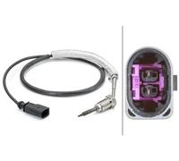 Sensore Temperatura Gas Scarico Hella 6PT 014 494-291 per Seat Skoda VW Hitachi