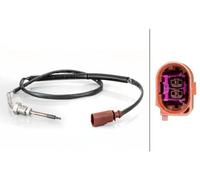 Hella Sensore temperatura gas di scarico 6PT 014 494-461 2 poli avvitato Cavo 720 mm per VW Amarok