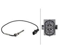 HELLA 6PT 358 181-041 Sensore, Temperatura gas scarico