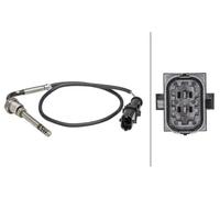Sensore temperatura gas di scarico 6PT 358 181-051 HELLA per FIAT STRADA Pick-up