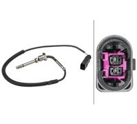 Sensore temperatura gas di scarico 6PT 358 181-501 HELLA per AUDI A6 C6 A8 D3 Q7