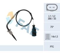 Sensore temperatura gas di scarico davanti a turbocompressore 68084 FAE per AUDI