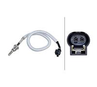 Sensore, temperatura gas di scarico HELLA 6PT 010 376-441
