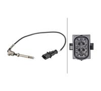 Sensore, temperatura gas di scarico HELLA 6PT 358 181-201