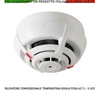 SENSORE TEMPERATURA SOGLIA FISSA 62° IMPIANTI ANTINCENDIO CONVENZIONALI EN 54-5