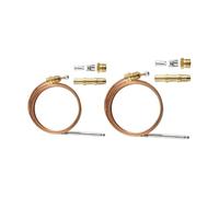 Sensore termocoppia alimentato a gas 1 set di sostituzione termocoppia Kit di riparazione portatile facile da installare Parti di ricambio(150 cm)