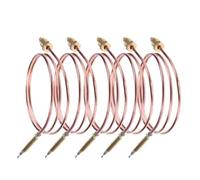 Sensore termocoppia alimentato a gas 10-1 pz 1,2 m universale valvola termocoppia Gaes camino sostituire termocoppia for caldaia acqua urna da tè con 5 parti fisse(5pcs)