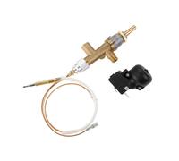 Sensore termocoppia alimentato a gas Kit sensore valvola di sicurezza for il controllo del riscaldatore con termocoppia e porta di auto-abbassamento, parti di ricambio