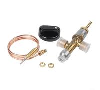 Sensore termocoppia di ricambio per riscaldatore a gas e valvola di controllo principale con interruttore di scarico, lunghezza 600 mm, connessione M8x1, valutazione 50000 BTU per barbecue a bassa