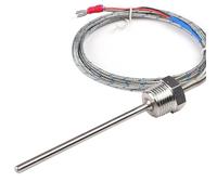 Sensore termocoppia K in acciaio inossidabile 1/2 NPT, sensore Pt100, regolatore di temperatura PID, filo da 2 m, 1 pezzo(K 200mm)