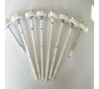 Sensore termocoppia tipo K da 50-500 mm, sonda ad alta temperatura in platino rodiato, controllo del forno in ceramica che misura 1300 gradi (Color : 500mm)