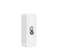 Sensore termometro, Tuya Smart WiFi Zigbee Temperatura E Sensore Di Umidità Del Iron Igrometro Indoor Controller Monitoring Lavori For Alexa Google Home(3pcs)
