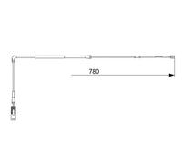 Sensore usura pastiglie Freno a disco 1 987 473 009 BOSCH per LAND ROVER