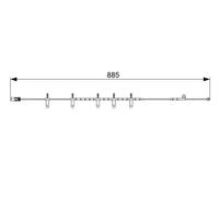 BOSCH Contatto segnalazione, Usura past. freno/mat. d'attrito 1 987 473 015