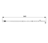 Sensore usura pastiglie Freno a disco 1 987 473 044 BOSCH per BMW ALPINA