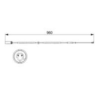 BOSCH 1 987 473 523 Sensore di usura delle pastiglie freni