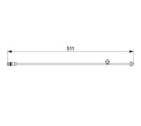 Sensore usura pastiglie Freno a disco 1 987 474 557 BOSCH per PORSCHE 911