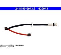 Sensore usura pastiglie Freno a disco 24.8190-0943.2 ATE per PORSCHE 911