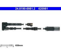 ATE Sensore Freni 24.8190-0981.2 Sensore Usura Pastiglie Freni,Contatto segnalazione, Usura guarnizione freno MINI,Hatchback (F56),Hatchback (F55)