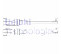 Sensore usura pastiglie Freno a disco LZ0202 DELPHI per TOYOTA IVECO