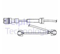 Sensore usura pastiglie Freno a disco LZ0269 DELPHI per PORSCHE BOXSTER Spyder