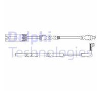 DELPHI LZ0289 Kit contatti segnalazione, Usura past. freno / mat. d'attrito