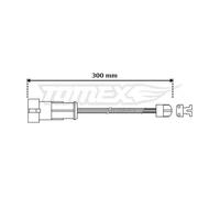Sensore usura pastiglie Freno a disco TX 30-53 TOMEX Brakes per IVECO