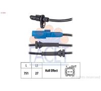 Sensore velocità ruota ABS 21.0205 FACET per PEUGEOT CITROËN OPEL