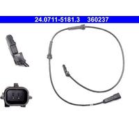 Sensore velocità ruota ABS 24.0711-5181.3 ATE per RENAULT MEGANE II SCÉNIC II