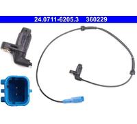 Sensore velocità ruota ABS 24.0711-6205.3 ATE per PEUGEOT 206 Hatchback 206 Van