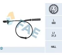Sensore velocità ruota ABS Assale anteriore Sensore Hall 78044 FAE per BMW 5
