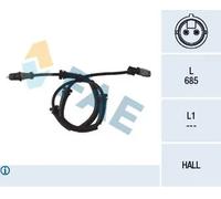 Sensore velocità ruota ABS Assale anteriore Sensore Hall 78095 FAE per RENAULT