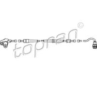 Sensore velocità ruota ABS Assale anteriore Sx 722 383 TOPRAN per CITROËN XSARA