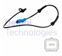 Sensore velocità ruota ABS Sensore attivo SS20744 DELPHI per PEUGEOT CITROËN