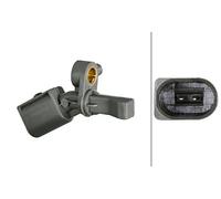 HELLA 6PU 358 218-131 Sensore, N° giri ruota - 2a... poli