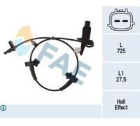 Sensore velocità ruota ABS Sensore Hall 78487 FAE per HONDA CIVIC VIII Hatchback
