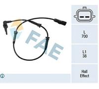 Sensore velocità ruota ABS Sensore Hall 78503 FAE per RENAULT CLIO IV CAPTUR I