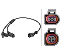 Sensore velocità ruota ABS Sensore induttivo 6PU 012 806-661 HELLA per SEAT FORD