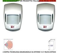 Sensore Volumetrico x Antifurto 2 Doppia Tecnologia 12V 15 MT Rilevano Movimento