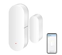 Sensore WiFi per porte e finestre: rilevatori intelligenti, notifiche app, sicurezza domestica compatibile con Alexa e Google