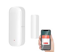 Sensore WiFi Smart per porte e finestre, allarme rilevatore wireless di porte e finestre, Smart Sensore di contatto per porte e finestre per la sicurezza domestica compatibile con Alexa.1PCS