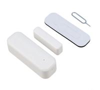 Sensore wireless per porta intelligente per ZIGBEE compatibile, materiale ABS 7,5 x 4,5 x 2,5 cm, installazione, avvisi in tempo reale, controllo remoto tramite app per la sicurezza (wifi)