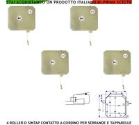 Sensori Antifurto Tapparella 4 pz Sintap Brevettato Contatto Cordino NC Serrande