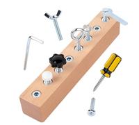 Sensori di Cacciavite sensoriale Set Interactive Board, Gioco educativo per la Costruzione di abilità, Strumenti di apprendimento divertenti per Lo sviluppo di All Piccoli |