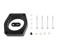 Sensori di posizione valvola a farfalla Kit distanziatore corpo farfallato adatto per motori Chevy Silverado 1500 GMC Sierra 1500 2007-2013 4.8L 5.3L 6.0L 6.2L V8 Valvola farfallata(Black)