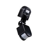Sensori movimento con ritardo regolabile, Black 24V | Dotato tecnologia rilevamento piccole dimensioni con impostazione ABS regolabile efficienza