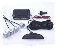 Sensori Parcheggio Auto 1Set Kit Sensore Parcheggio Auto Display 4 Sensori Per Tutte Le Auto Assistenza Retromarcia Backup Radar Monitor Kit Sensori Parcheggio(4 silver)