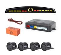 Sensori Parcheggio Auto Kit Radar Retromarcia Auto Sensore Parcheggio Veicoli Con 4 Sensori Parcheggio Radar Backup Con Display Distanza Kit Sensori Parcheggio(Nero)