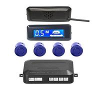 Sensori Parcheggio Auto Kit Radar Retromarcia Per Auto 12VDC Sensore Parcheggio Veicoli 4 Assistenza Alla Con Display Della Distanza Posteriore(Blu)